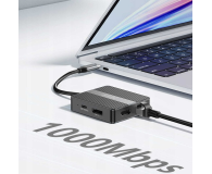 Zenwire Hub USB-C 7w1 USB 3.0 HDMI 4K 60Hz Display Port RJ-45 - 1604633 - zdjęcie 3
